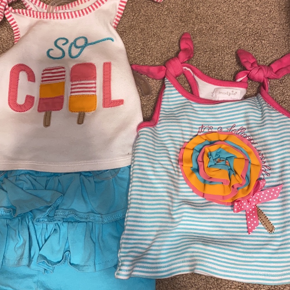 Mud pie 12/18 month 3 piece outfit